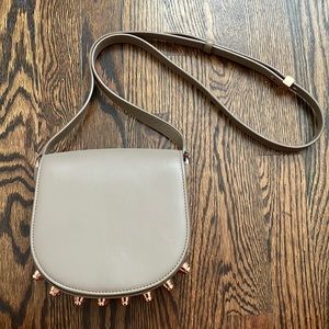 Alexander Wang crossbody w/ rose gold studs